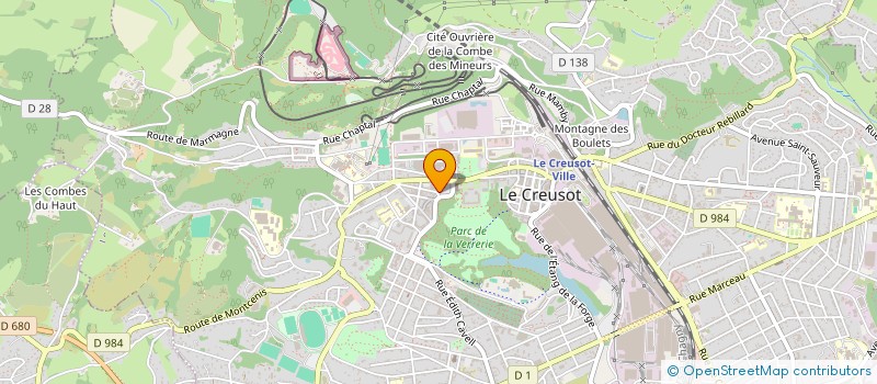 localisation de l'entreprise MONSIEUR JOSE GARRIDO à LE CREUSOT