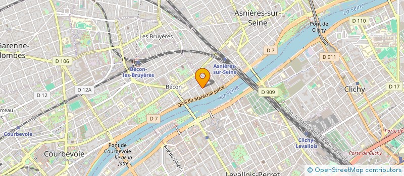 localisation de l'entreprise MONSIEUR JOSE GARRIDO à COURBEVOIE