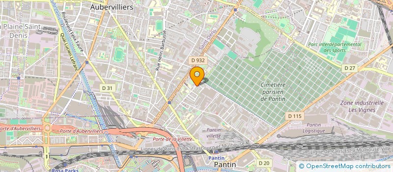 localisation de l'entreprise MONSIEUR JOSE GARSON  PANTIN