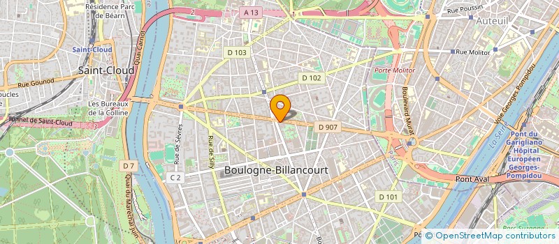 localisation de l'entreprise MONSIEUR JOSE GAUTIER à BOULOGNE-BILLANCOURT