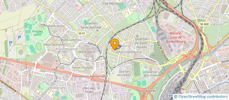 localisation de l'entreprise MONSIEUR JOSE GEDEON à STRASBOURG