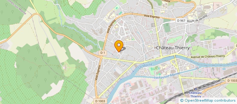 localisation de l'entreprise MONSIEUR JOSE GERALDO FERREIRA DOS SANTOS  CHATEAU-THIERRY