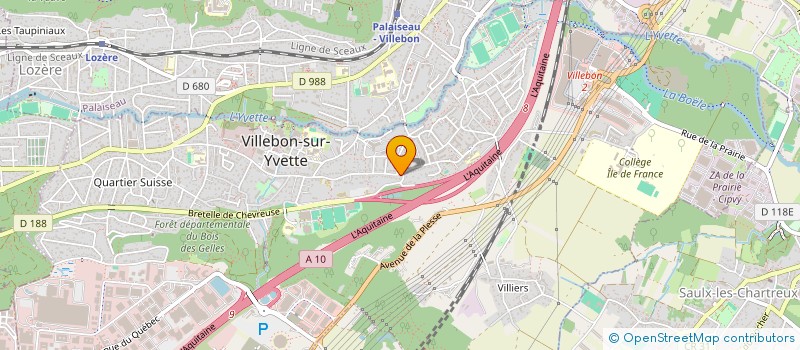 localisation de l'entreprise MONSIEUR JOSE GERVAS DIAS ROXO à VILLEBON-SUR-YVETTE
