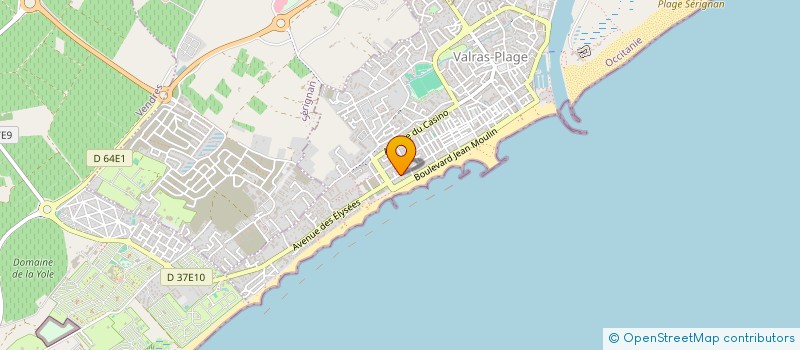localisation de l'entreprise MONSIEUR JOSE GIL  VALRAS-PLAGE