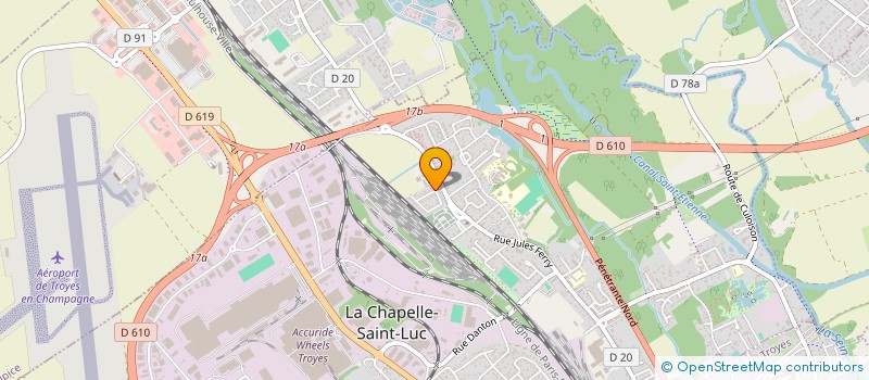 localisation de l'entreprise MONSIEUR JOSE GIRARDIN à LA CHAPELLE-SAINT-LUC