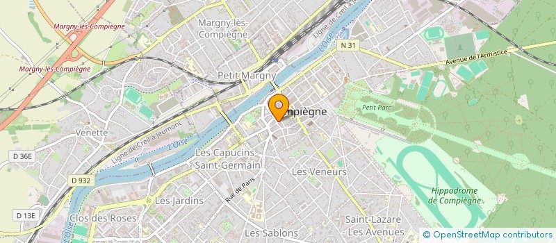 localisation de l'entreprise MONSIEUR JOSE GODART  COMPIEGNE