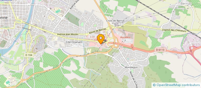 localisation de l'entreprise MONSIEUR JOSE GOMES ARAUJO  CARCASSONNE