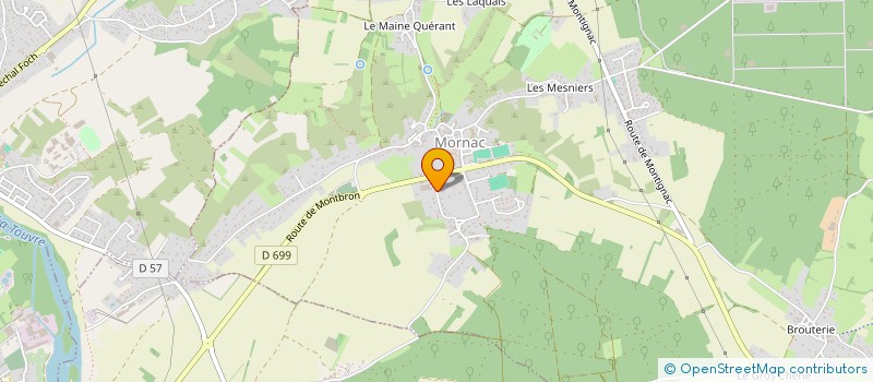 localisation de l'entreprise MONSIEUR JOSE GOMES DA CUNHA à MORNAC