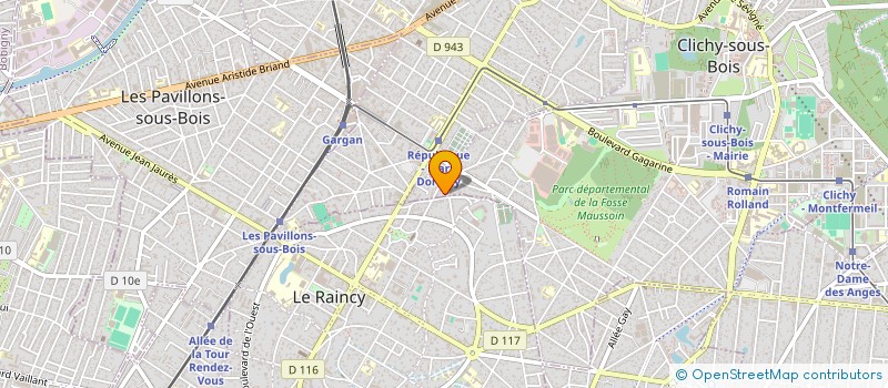 localisation de l'entreprise MONSIEUR JOSE GOMES DA SILVA à CLICHY-SOUS-BOIS