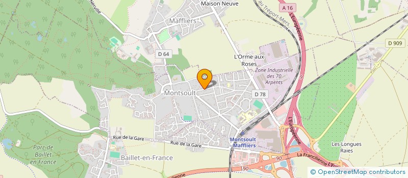 localisation de l'entreprise MONSIEUR JOSE GOMES DOS SANTOS à MONTSOULT