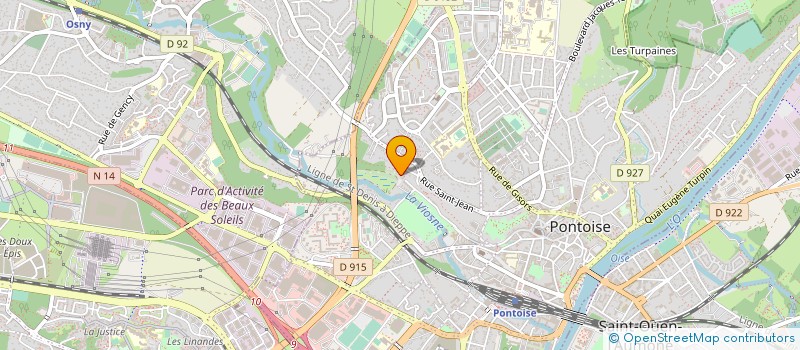 localisation de l'entreprise MONSIEUR JOSE GOMES VILAR à PONTOISE