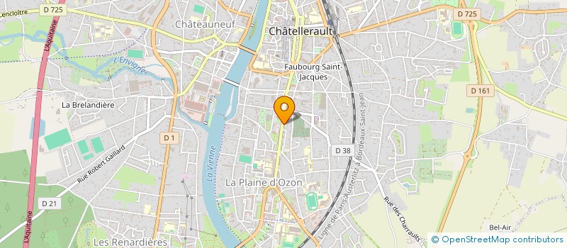 localisation de l'entreprise MONSIEUR JOSE GOMEZ  CHATELLERAULT