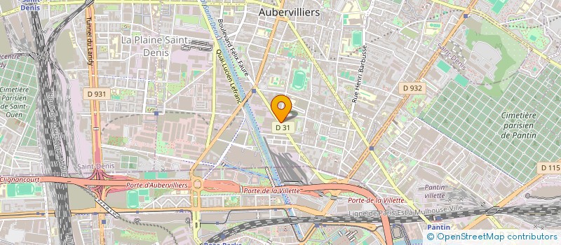 localisation de l'entreprise MONSIEUR JOSE GONCALVES à AUBERVILLIERS