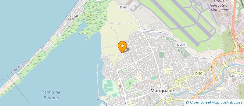 localisation de l'entreprise MONSIEUR JOSE GONCALVES à MARIGNANE