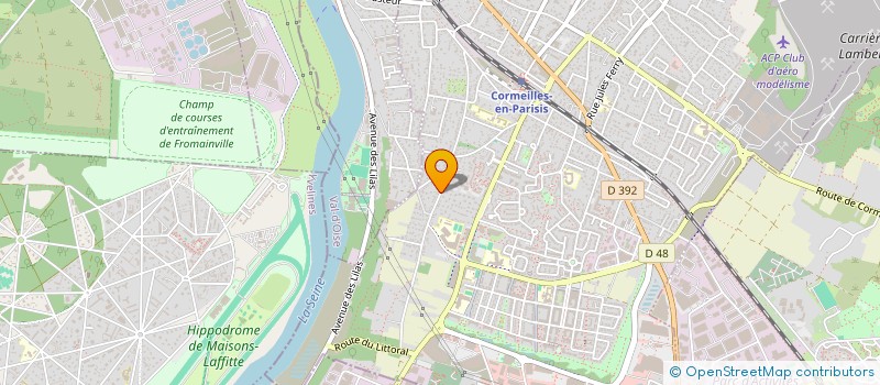 localisation de l'entreprise MONSIEUR JOSE GONCALVES à CORMEILLES-EN-PARISIS