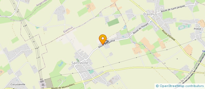 localisation de l'entreprise MONSIEUR JOSE GONCALVES  SAINNEVILLE