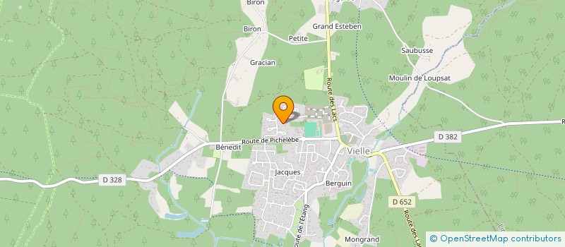 localisation de l'entreprise MONSIEUR JOSE GONCALVES  VIELLE-SAINT-GIRONS