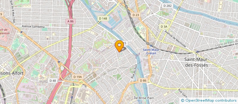 localisation de l'entreprise MONSIEUR JOSE GONCALVES  CRETEIL