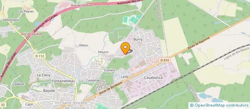 localisation de l'entreprise MONSIEUR JOSE GONCALVES  SAINT-VINCENT-DE-TYROSSE