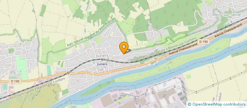 localisation de l'entreprise MONSIEUR JOSE GONCALVES  JUZIERS