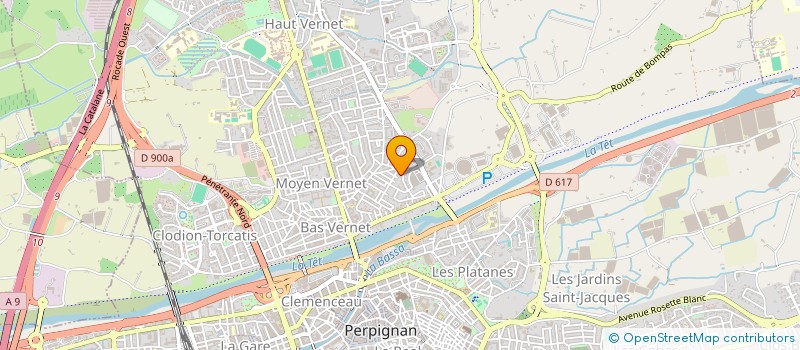 localisation de l'entreprise MONSIEUR JOSE GONCALVES BENTO  PERPIGNAN