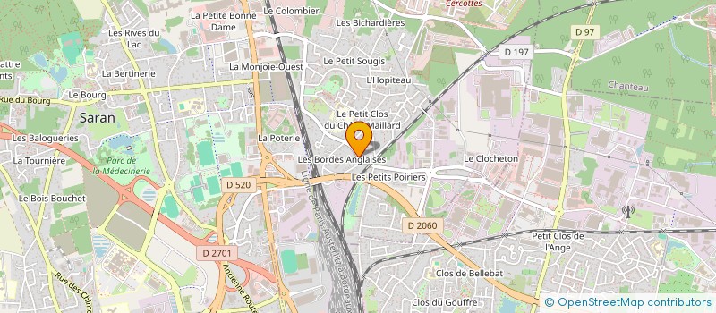 localisation de l'entreprise MONSIEUR JOSE GONCALVES DA SILVA à SARAN