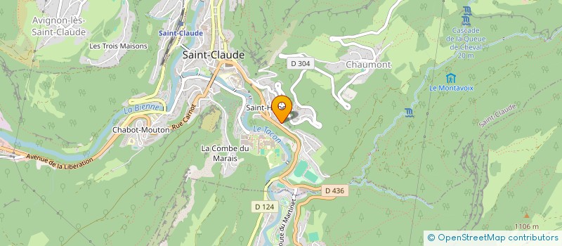 localisation de l'entreprise MONSIEUR JOSE GONCALVES DE ABREU à SAINT-CLAUDE