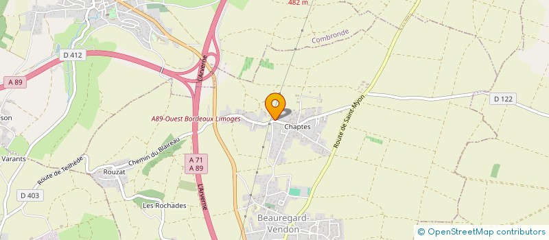 localisation de l'entreprise MONSIEUR JOSE GONCALVES DE BRITO  BEAUREGARD-VENDON