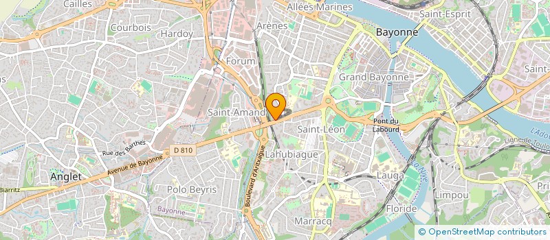 localisation de l'entreprise MONSIEUR JOSE GONCALVES DE OLIVEIRA à BAYONNE