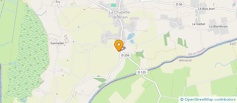 localisation de l'entreprise MONSIEUR JOSE GONCALVES DIZ  LA CHAPELLE-DE-BRAIN