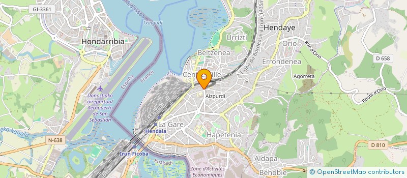 localisation de l'entreprise MONSIEUR JOSE GONCALVES GEREZ à HENDAYE