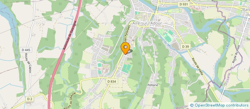 localisation de l'entreprise MONSIEUR JOSE GONCALVES RIBEIRO  AIRE-SUR-L'ADOUR