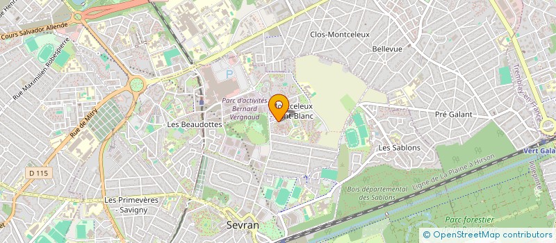 localisation de l'entreprise MONSIEUR JOSE GONZALES à SEVRAN