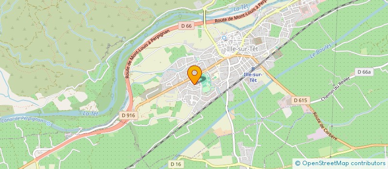 localisation de l'entreprise MONSIEUR JOSE GONZALES MARTINEZ  ILLE-SUR-TET