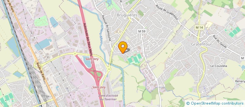 localisation de l'entreprise MONSIEUR JOSE GONZALEZ  BRUGUIERES