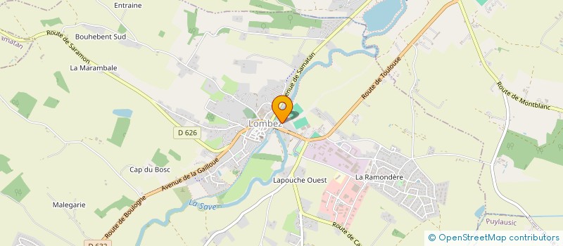localisation de l'entreprise MONSIEUR JOSE GONZALEZ  LOMBEZ
