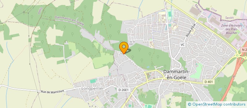 localisation de l'entreprise MONSIEUR JOSE GONZALEZ GAVILAN  DAMMARTIN-EN-GOELE