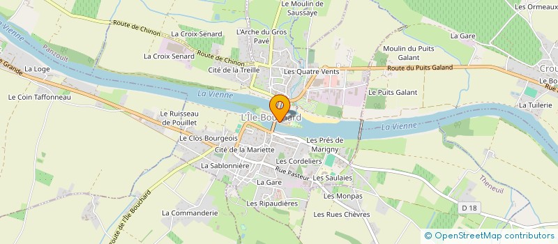 localisation de l'entreprise MONSIEUR JOSE GONZALEZ JUSTO  L'ILE-BOUCHARD