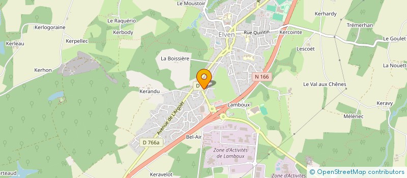 localisation de l'entreprise MONSIEUR JOSE GOUABAULT  ELVEN