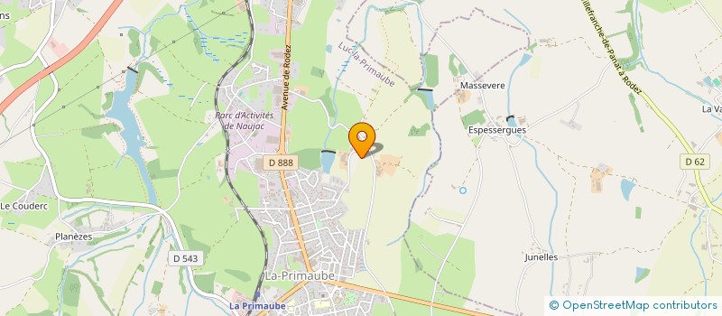 localisation de l'entreprise MONSIEUR JOSE GRIMAL  LUC-LA-PRIMAUBE
