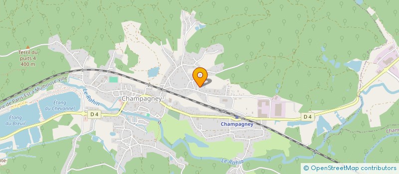 localisation de l'entreprise MONSIEUR JOSE GROSJEAN  CHAMPAGNEY