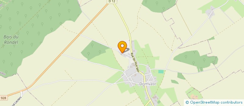 localisation de l'entreprise MONSIEUR JOSE GROSSEL  DOMVAST