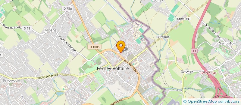 localisation de l'entreprise MONSIEUR JOSE GUERRA à FERNEY-VOLTAIRE