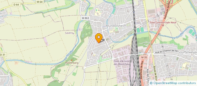 localisation de l'entreprise MONSIEUR JOSE GUERRA  MUNDOLSHEIM