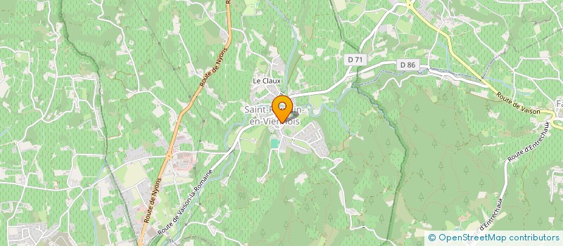 localisation de l'entreprise MONSIEUR JOSE GUIBERT  SAINT-ROMAIN-EN-VIENNOIS