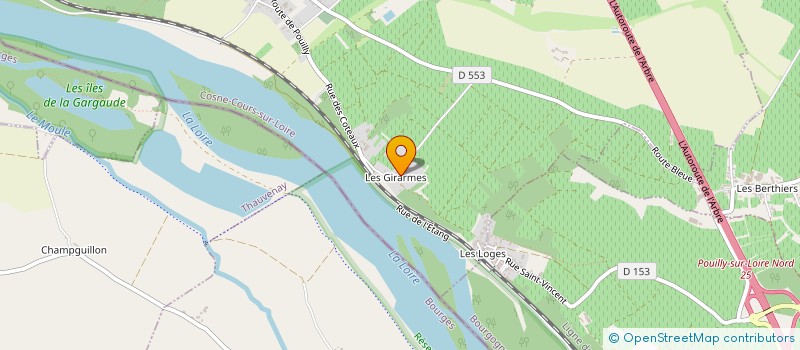 localisation de l'entreprise MONSIEUR JOSE GUILLAUMAT à TRACY-SUR-LOIRE
