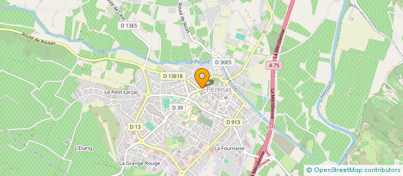 localisation de l'entreprise MONSIEUR JOSE HEBERTH LOPEZ ROJAS  PEZENAS