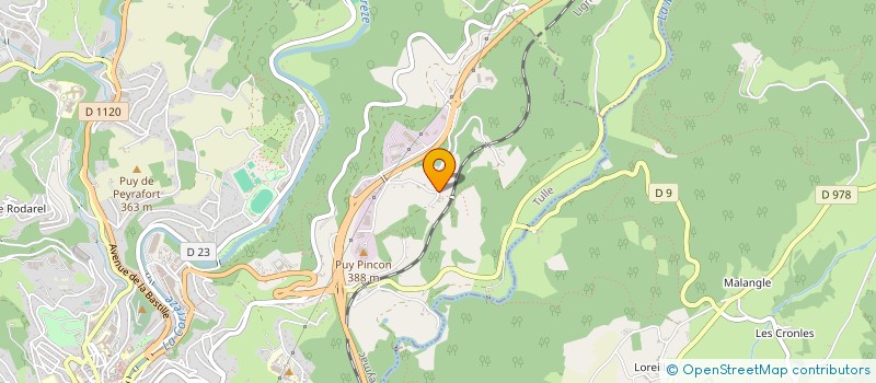 localisation de l'entreprise MONSIEUR JOSE HENRIQUE ARAUJO  TULLE