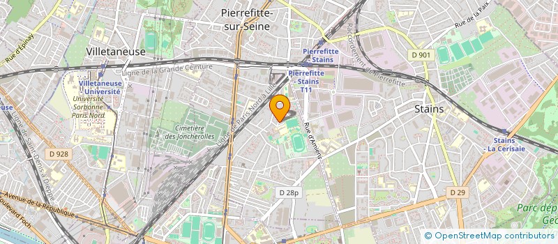 localisation de l'entreprise MONSIEUR JOSE HENRIQUE ARAUJO  PIERREFITTE-SUR-SEINE