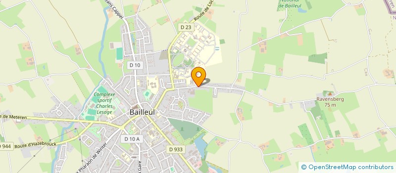 localisation de l'entreprise MONSIEUR JOSE HEQUET à BAILLEUL
